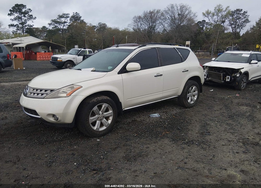 2007 NISSAN MURANO SL VIN: JN8AZ08T67W523348