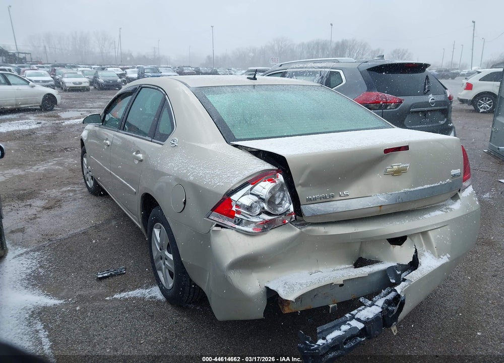 2008 CHEVROLET IMPALA LS VIN: 2G1WB58K781338205
