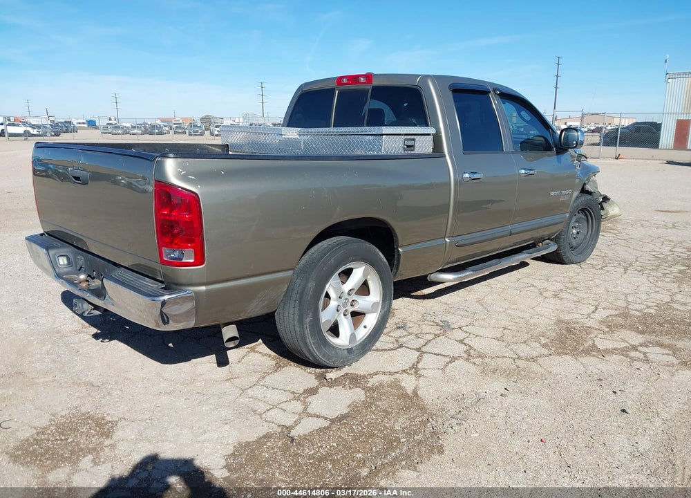 2006 DODGE RAM 1500 SLT VIN: 1D7HA18276S563562