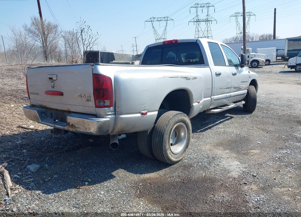 2006 DODGE RAM 3500 LARAMIE VIN: 3D7MX48C76G151916