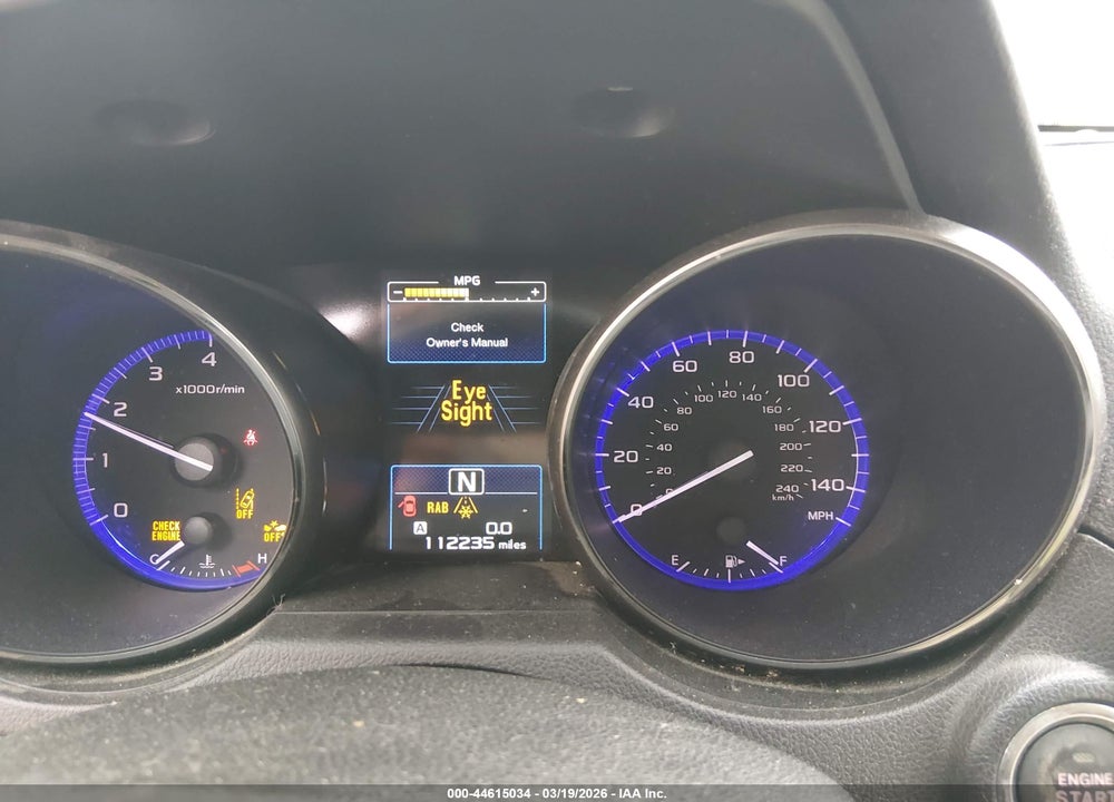 2017 SUBARU LEGACY 2.5I LIMITED VIN: 4S3BNAN6XH3043364