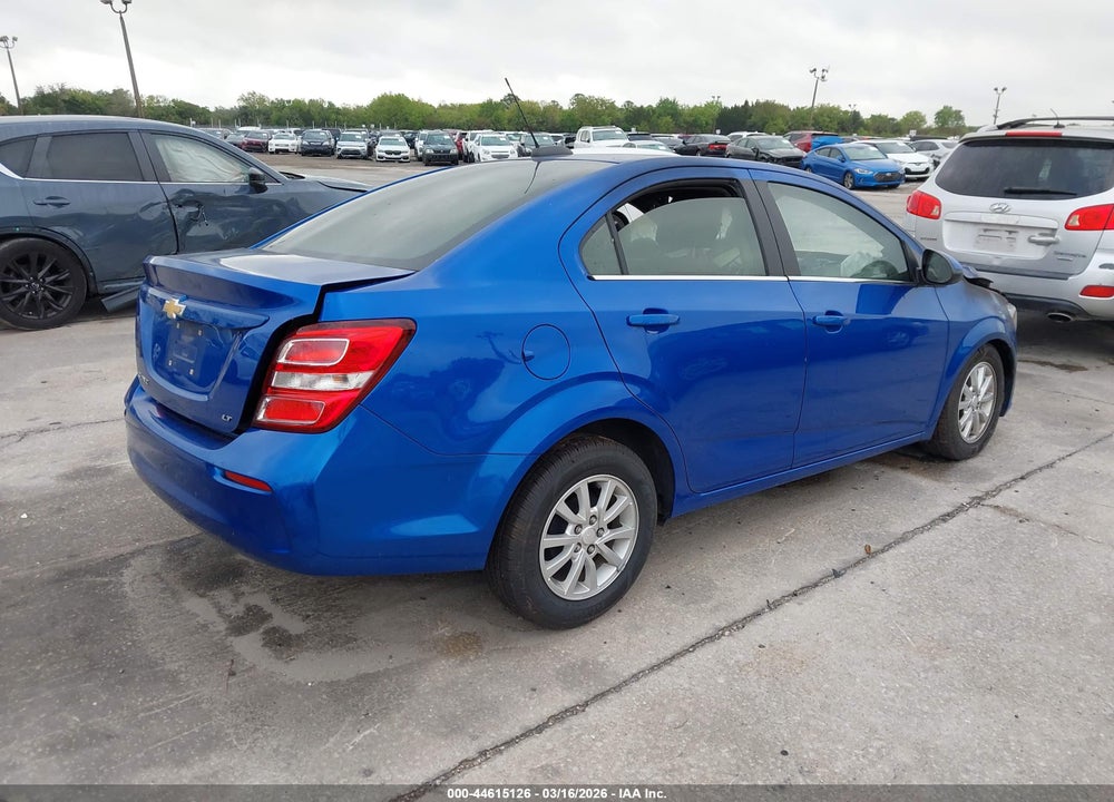 2019 CHEVROLET SONIC LT AUTO VIN: 1G1JD5SB7K4134898