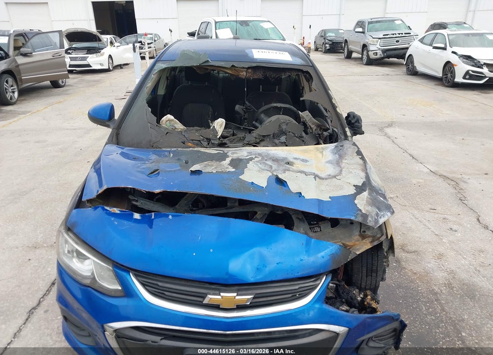 2019 CHEVROLET SONIC LT AUTO VIN: 1G1JD5SB7K4134898