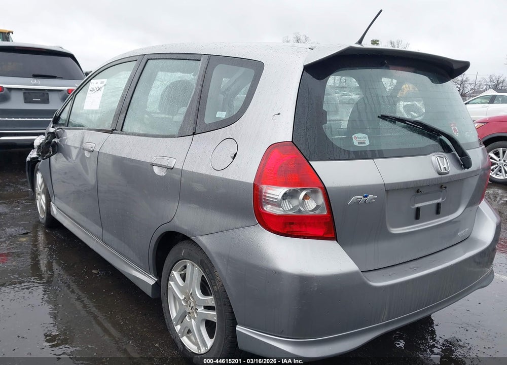 2007 HONDA FIT SPORT VIN: JHMGD38637S055357