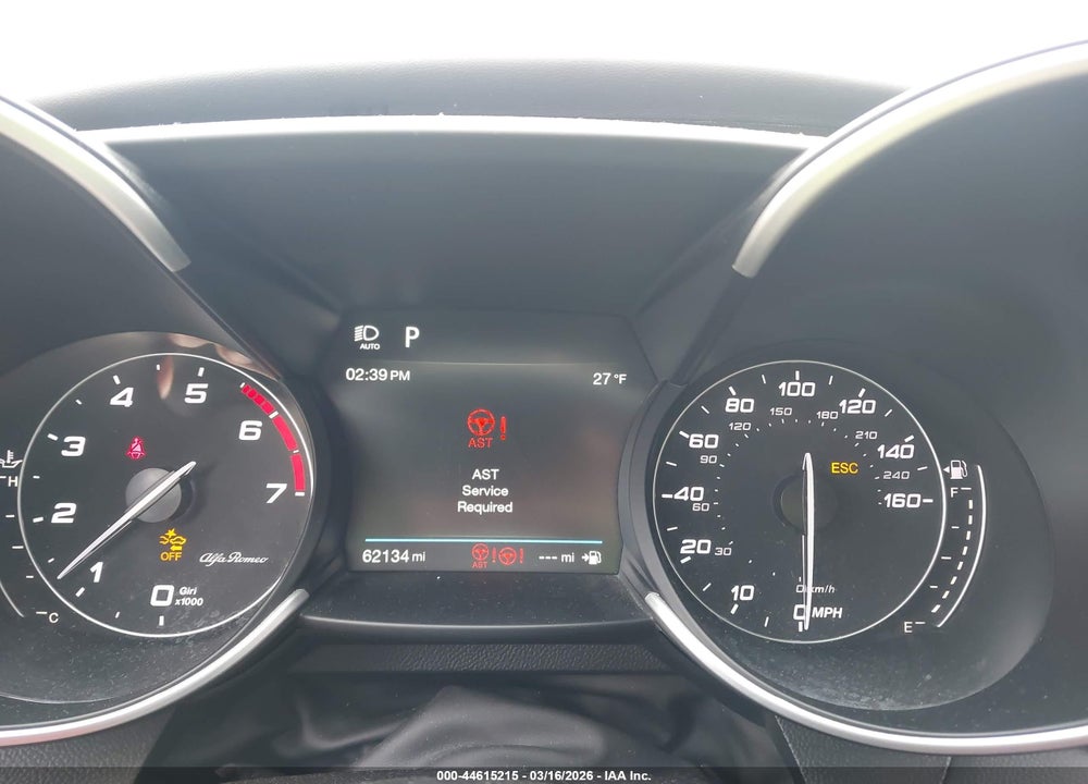 2017 ALFA ROMEO GIULIA TI VIN: ZARFAECN9H7544257