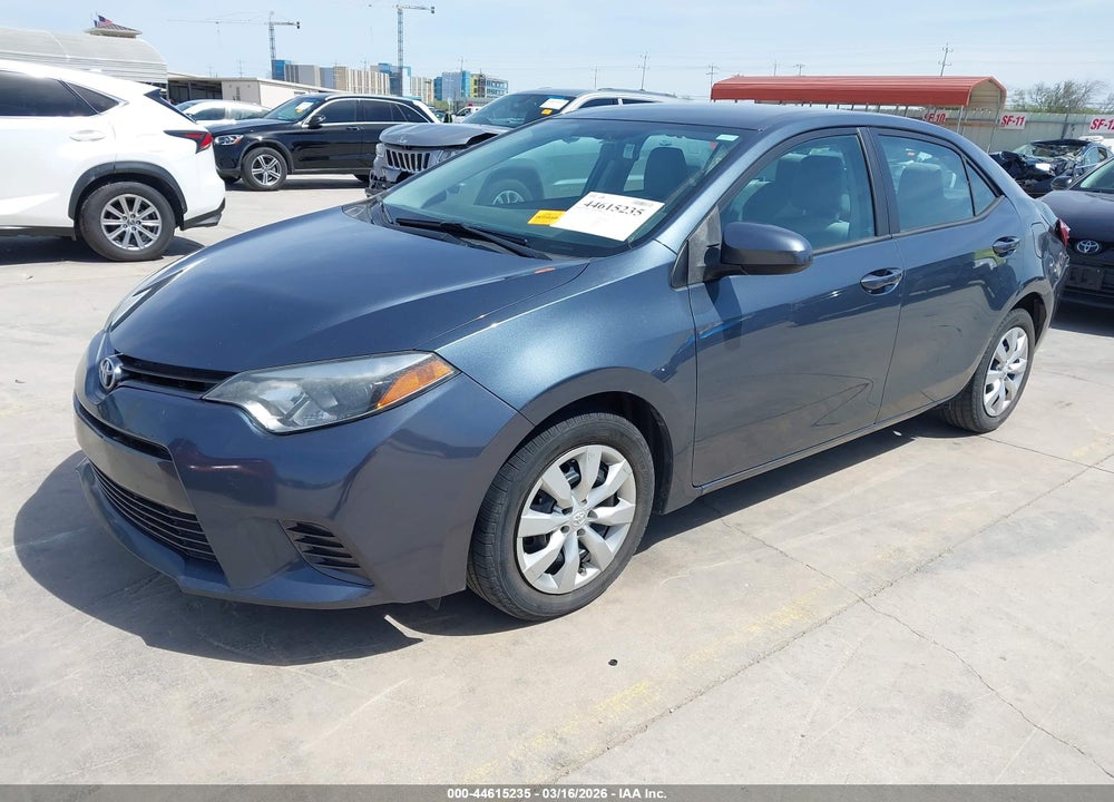 2015 TOYOTA COROLLA LE VIN: 2T1BURHE7FC420001