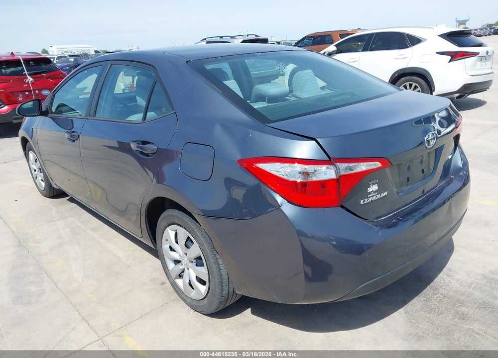 2015 TOYOTA COROLLA LE VIN: 2T1BURHE7FC420001