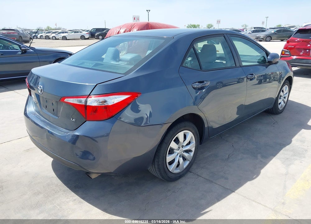 2015 TOYOTA COROLLA LE VIN: 2T1BURHE7FC420001