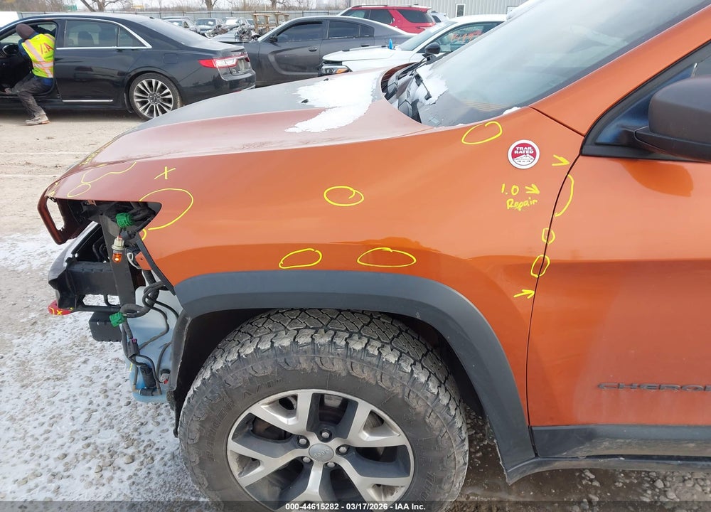 2016 JEEP CHEROKEE TRAILHAWK VIN: 1C4PJMBS6GW102332