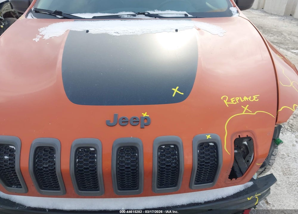 2016 JEEP CHEROKEE TRAILHAWK VIN: 1C4PJMBS6GW102332
