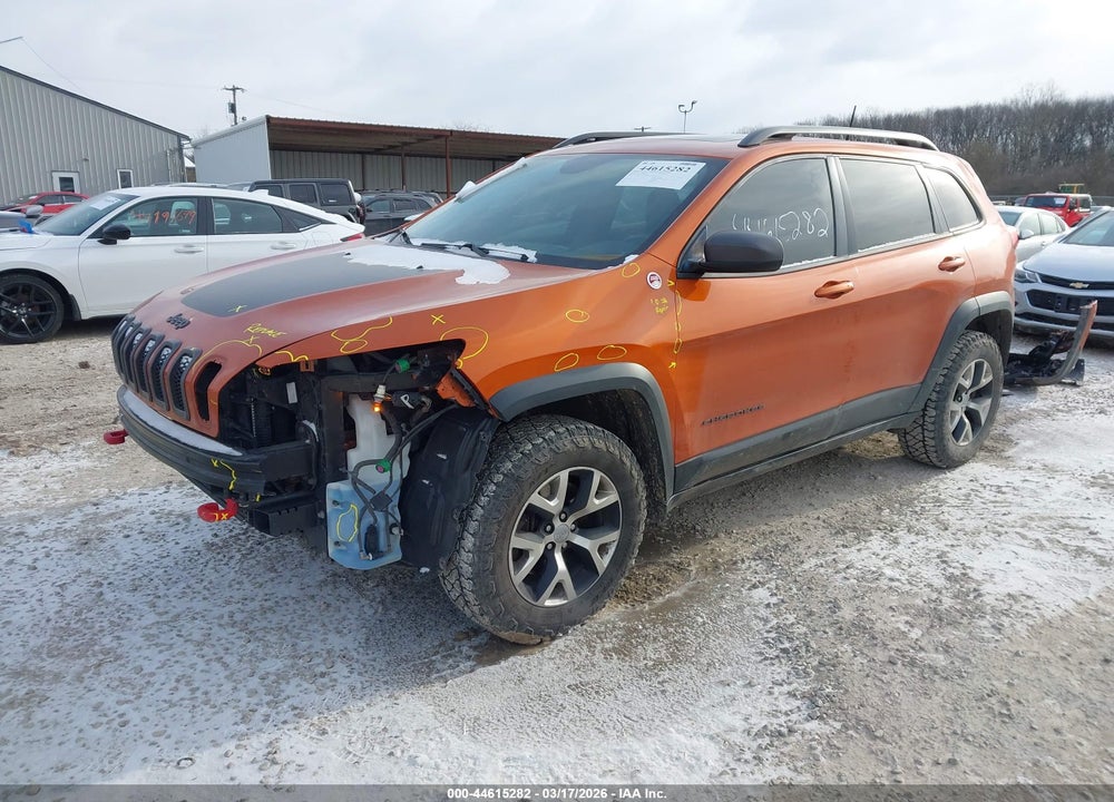2016 JEEP CHEROKEE TRAILHAWK VIN: 1C4PJMBS6GW102332