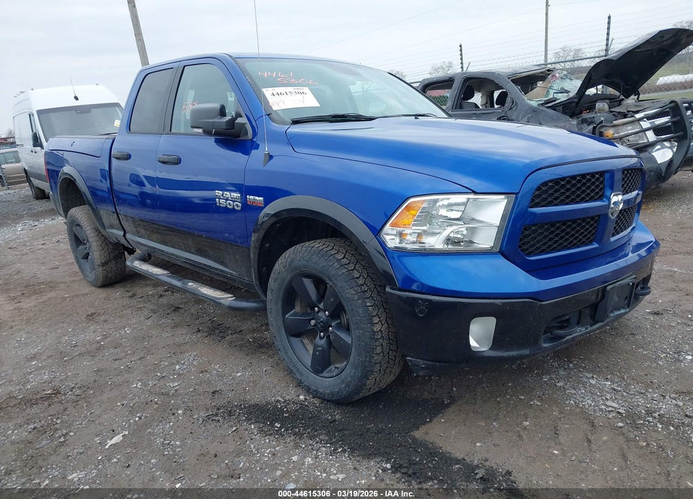2016 RAM 1500 OUTDOORSMAN VIN: 1C6RR7GT8GS168495