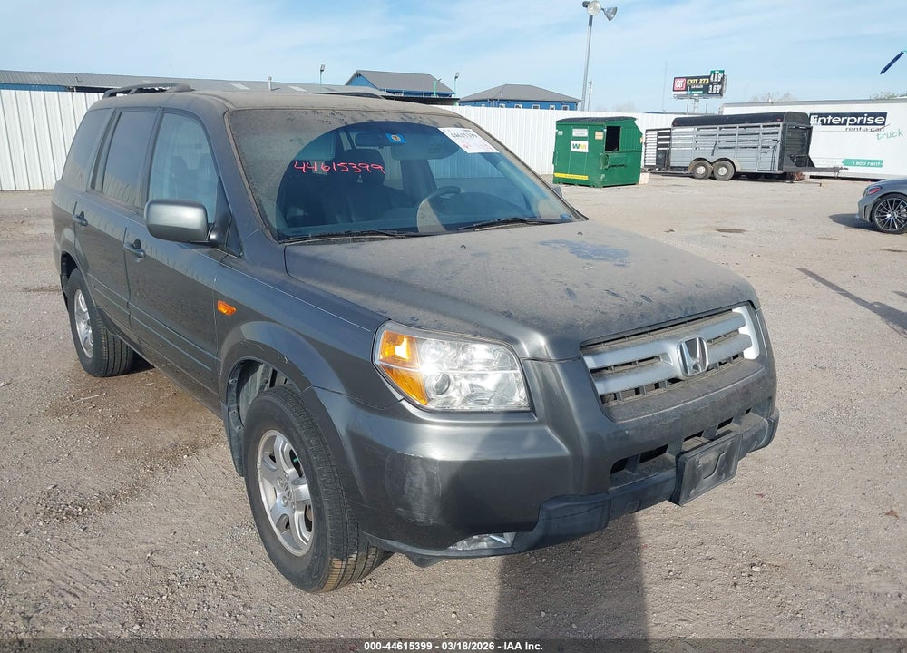 2008 HONDA PILOT EX-L VIN: 5FNYF28788B010075