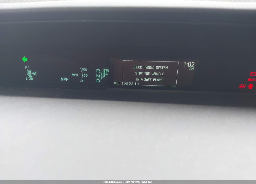 2013 TOYOTA PRIUS TWO VIN: JTDKN3DU3D1704735
