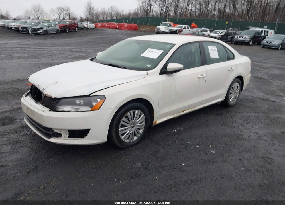 2012 VOLKSWAGEN PASSAT 2.5L S VIN: 1VWAP7A34CC018759