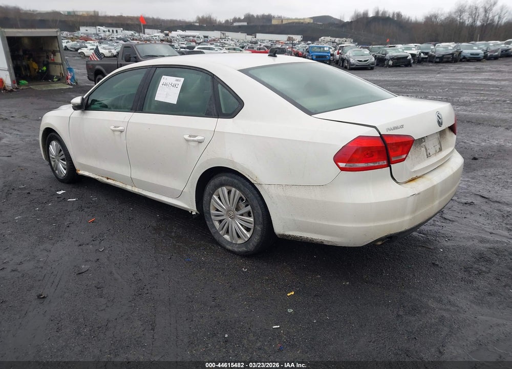 2012 VOLKSWAGEN PASSAT 2.5L S VIN: 1VWAP7A34CC018759