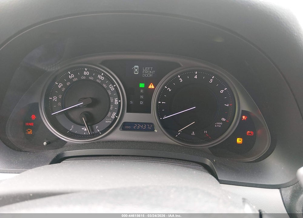 2008 LEXUS IS 250 VIN: JTHCK262285018072