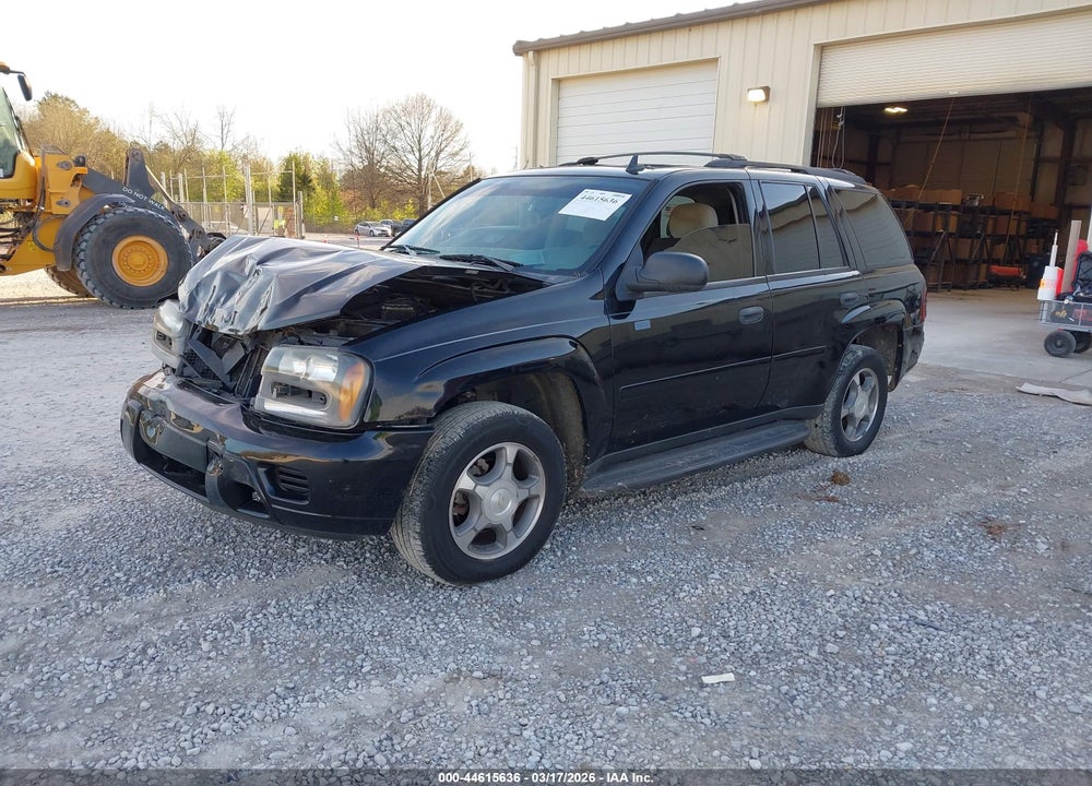 2007 CHEVROLET TRAILBLAZER LS VIN: 1GNDS13S872296308