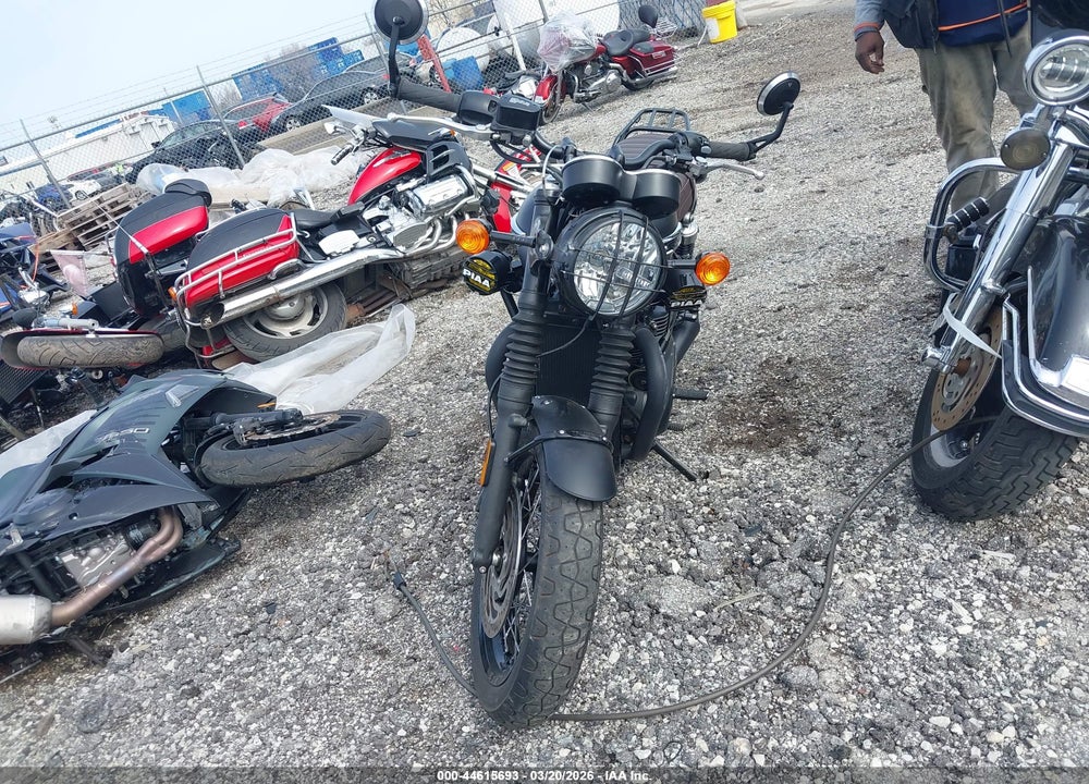 2022 TRIUMPH MOTORCYCLE BONNEVILLE T120/BLACK VIN: SMTD40HL4NTAH6055