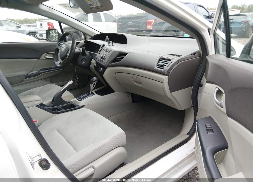 2012 HONDA CIVIC LX VIN: 19XFB2F52CE318961