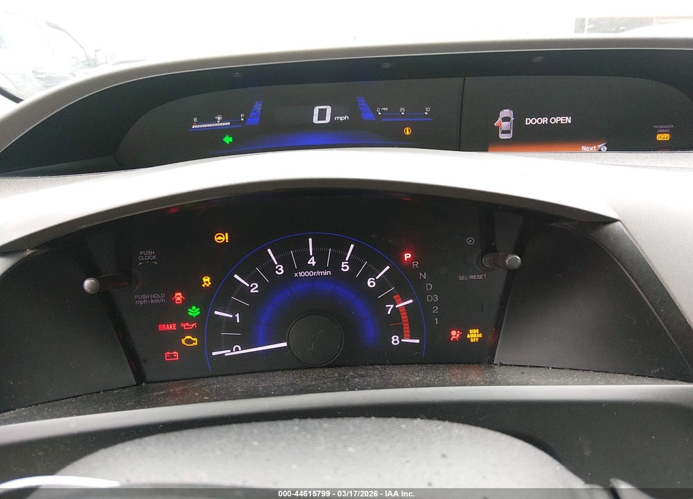2012 HONDA CIVIC LX VIN: 19XFB2F52CE318961