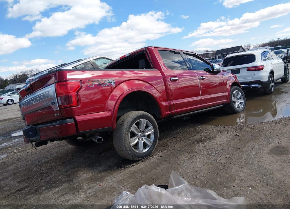 2019 FORD F-150 PLATINUM VIN: 1FTEW1E43KFA90556