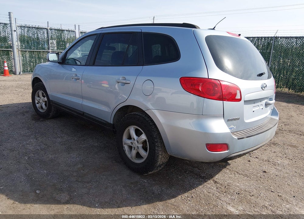 2008 HYUNDAI SANTA FE GLS VIN: 5NMSG13D08H167673