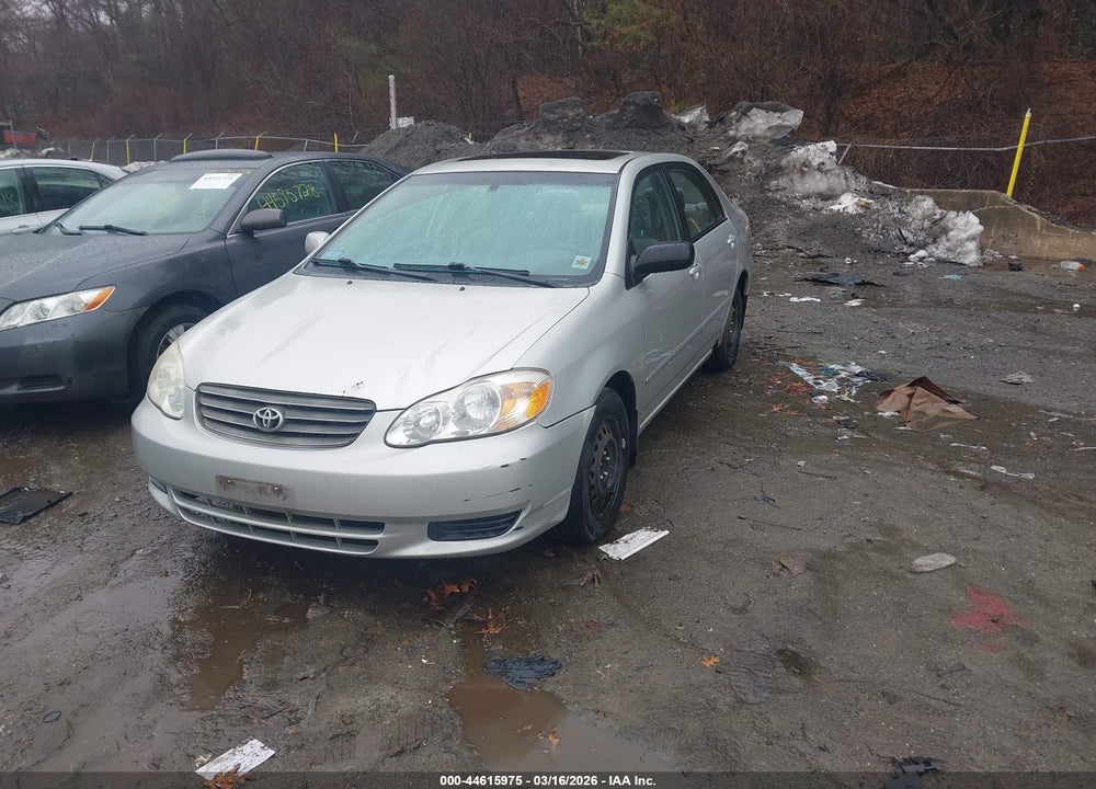 2004 TOYOTA COROLLA LE VIN: 2T1BR32E24C167643