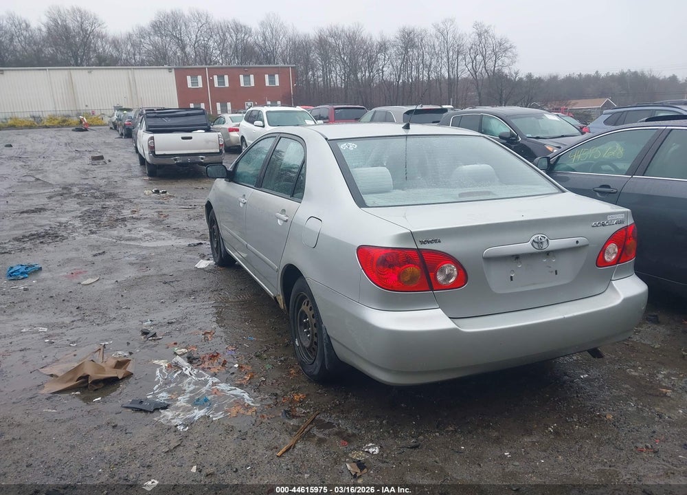 2004 TOYOTA COROLLA LE VIN: 2T1BR32E24C167643