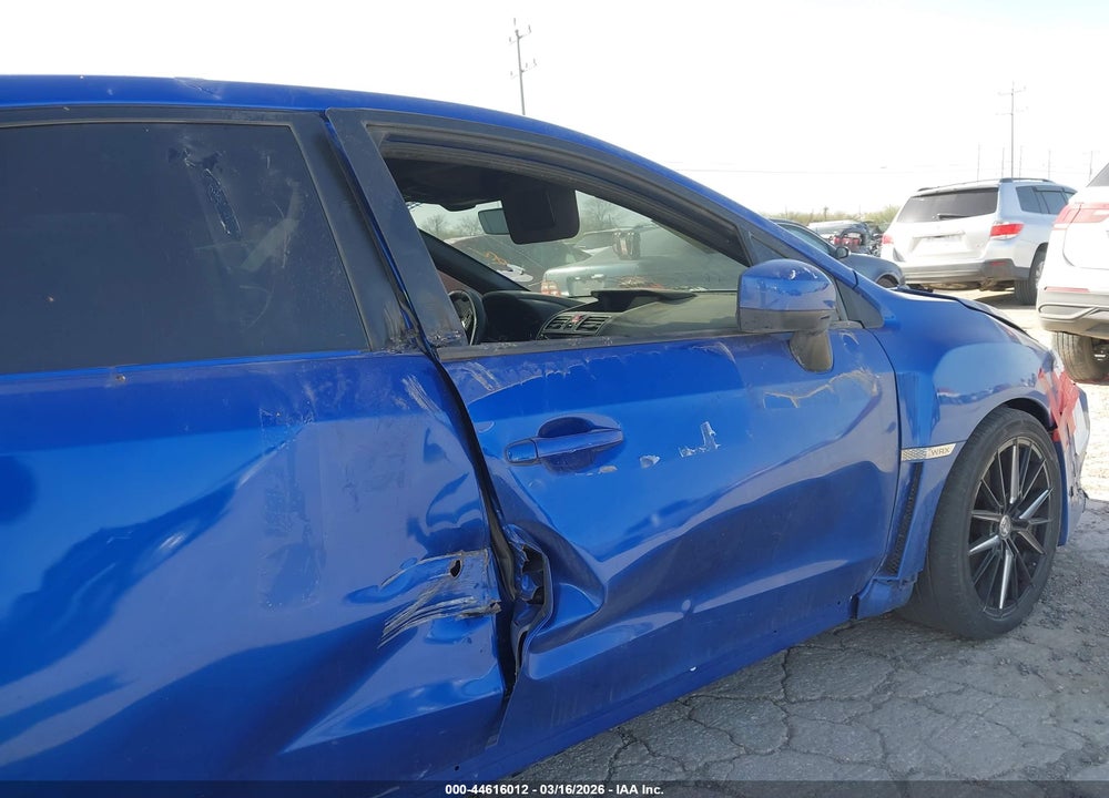 2019 SUBARU WRX LIMITED VIN: JF1VA1N68K8826773