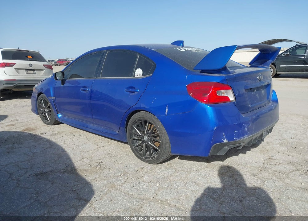 2019 SUBARU WRX LIMITED VIN: JF1VA1N68K8826773