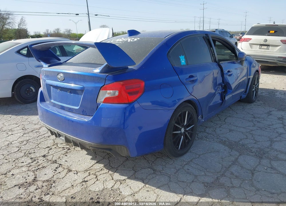 2019 SUBARU WRX LIMITED VIN: JF1VA1N68K8826773
