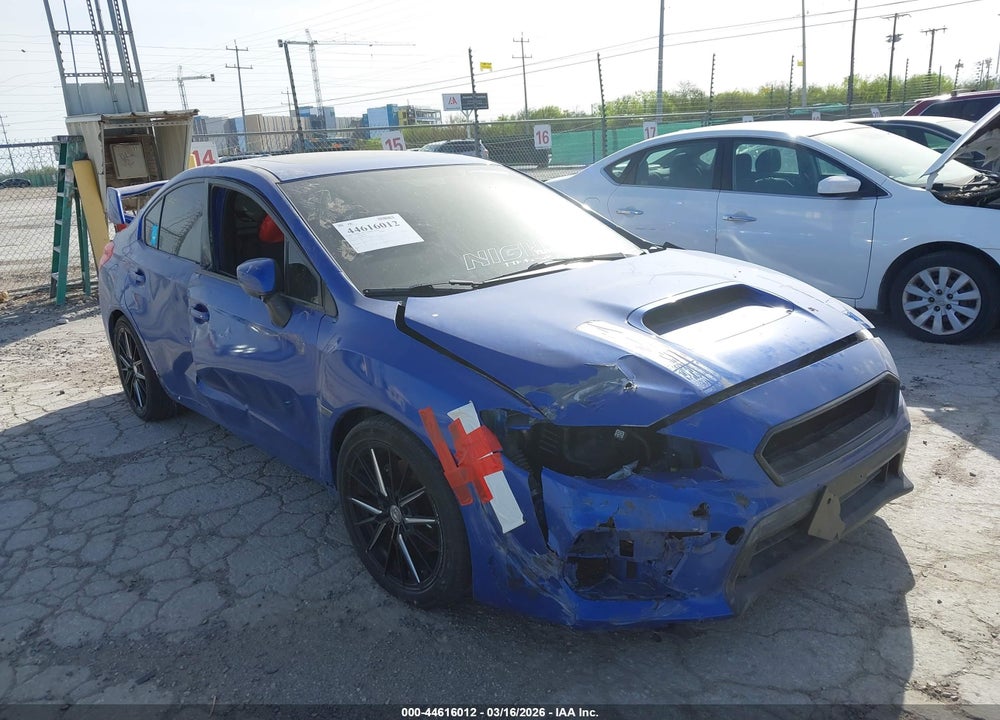 2019 SUBARU WRX LIMITED VIN: JF1VA1N68K8826773