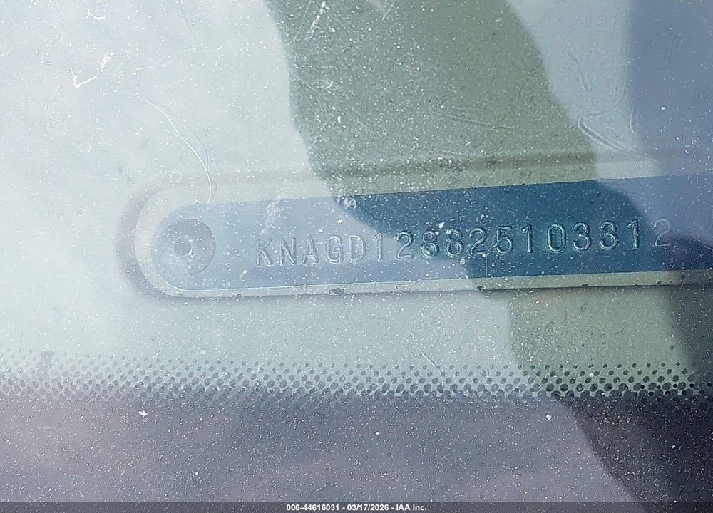 2002 KIA OPTIMA LX V6/SE V6 VIN: KNAGD128825103312