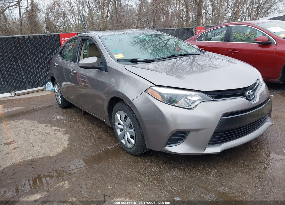 2016 TOYOTA COROLLA LE VIN: 5YFBURHEXGP369806