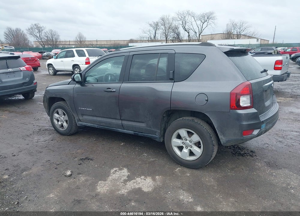 2016 JEEP COMPASS LATITUDE VIN: 1C4NJCEA9GD744768