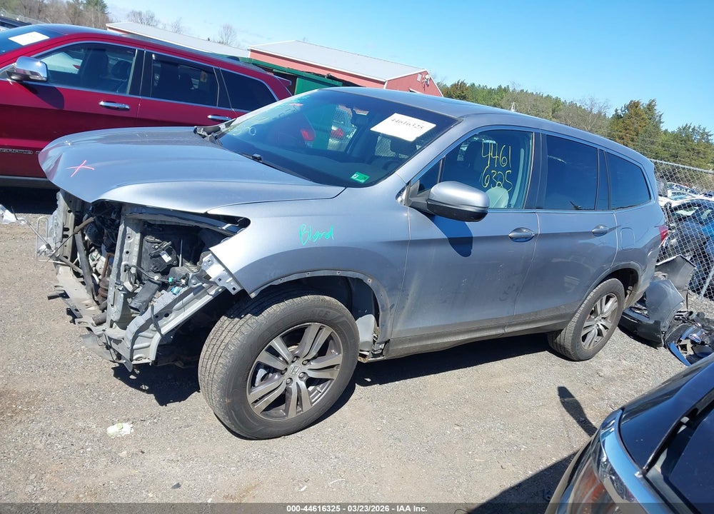 2017 HONDA PILOT EX-L VIN: 5FNYF6H70HB059651