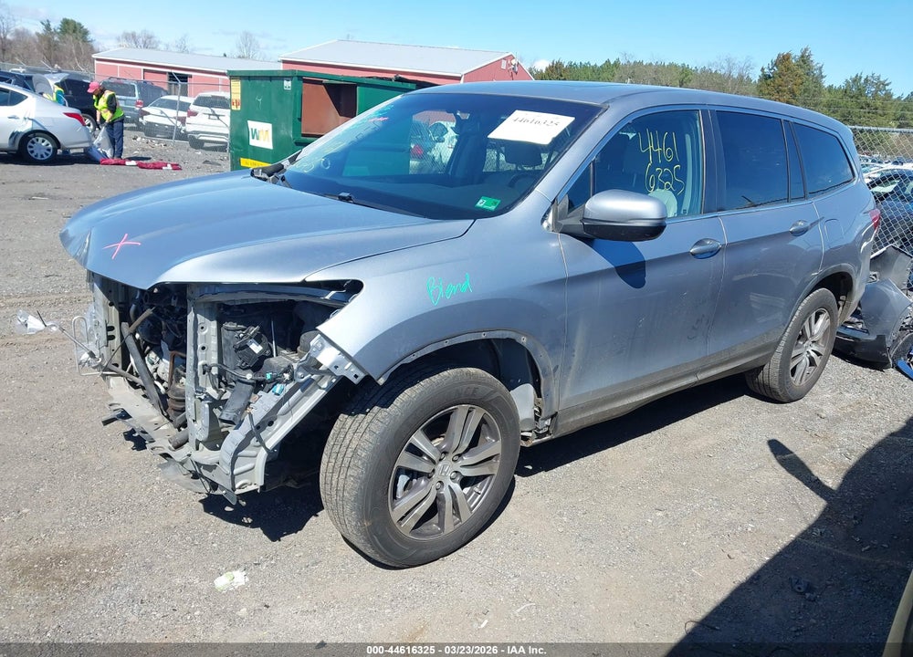 2017 HONDA PILOT EX-L VIN: 5FNYF6H70HB059651