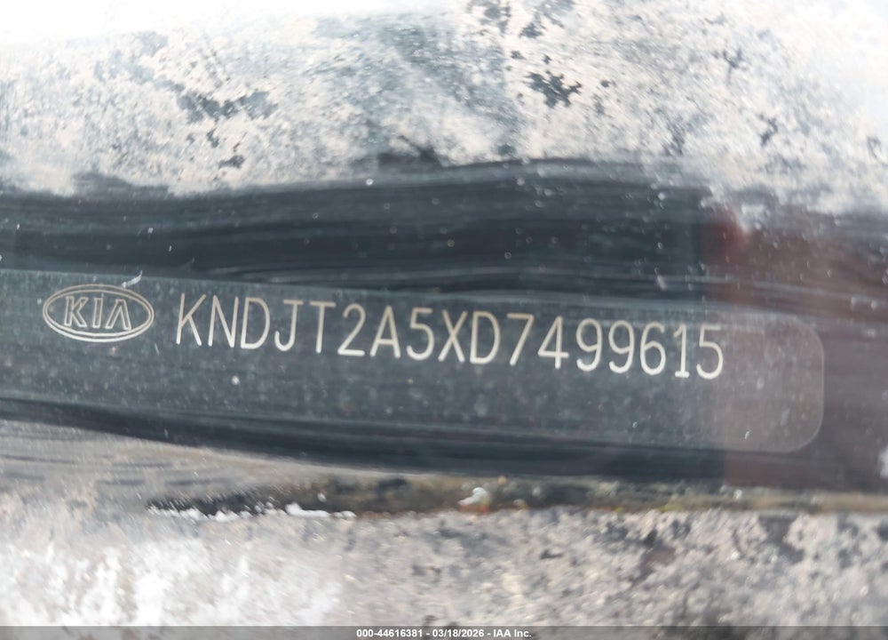 2013 KIA SOUL VIN: KNDJT2A5XD7499615