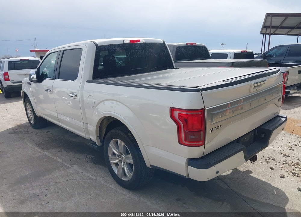 2015 FORD F-150 PLATINUM VIN: 1FTEW1EF0FFA76637