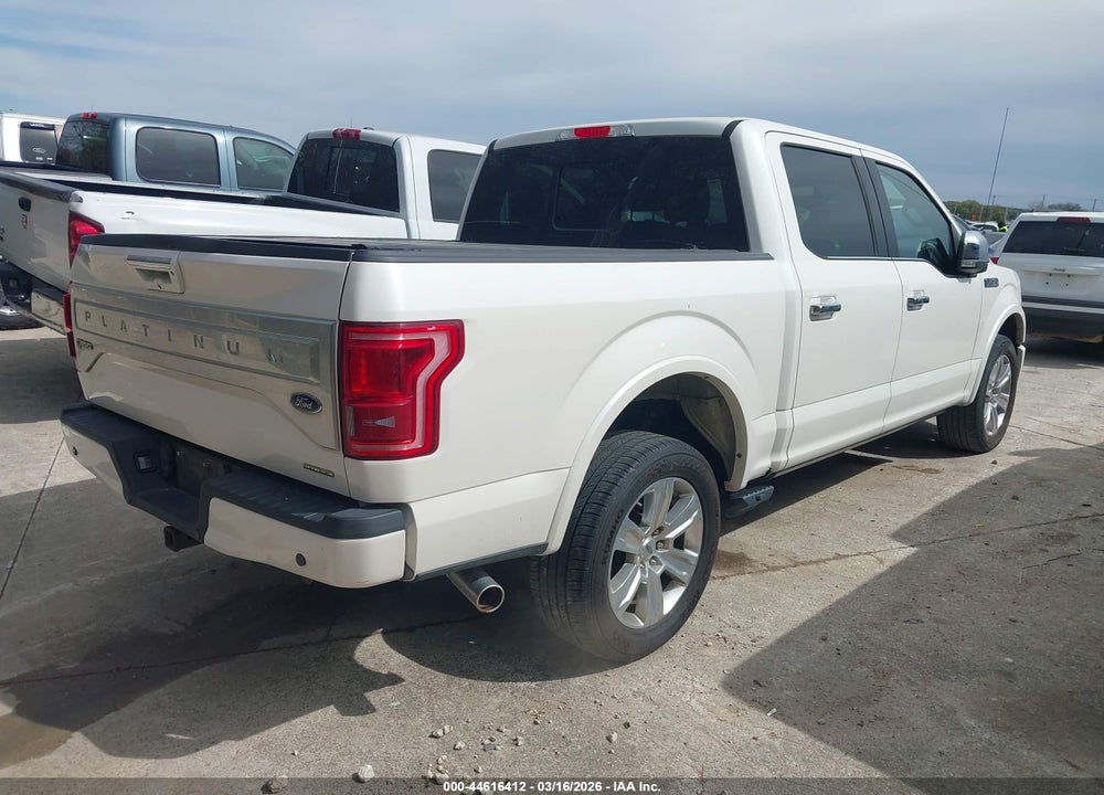 2015 FORD F-150 PLATINUM VIN: 1FTEW1EF0FFA76637
