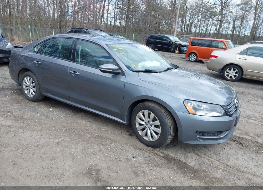 2012 VOLKSWAGEN PASSAT 2.5L S VIN: 1VWAP7A39CC048789