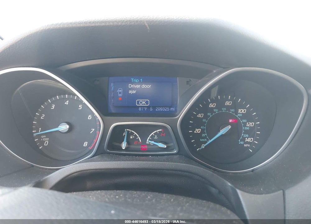 2013 FORD FOCUS SE VIN: 1FADP3K23DL184633