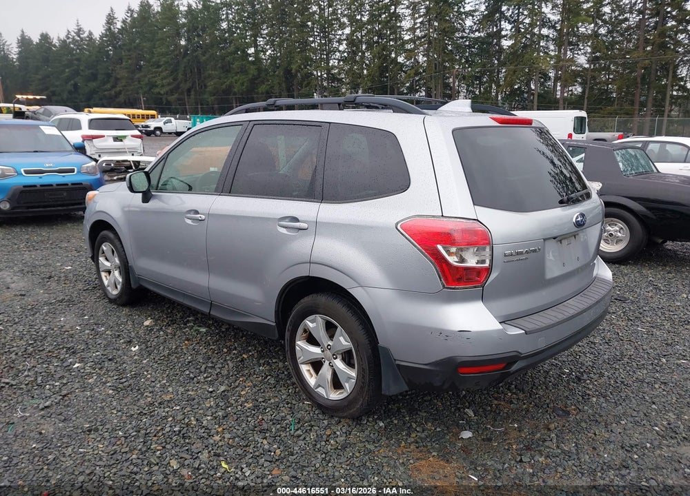 2016 SUBARU FORESTER 2.5I PREMIUM VIN: JF2SJADC3GH453235