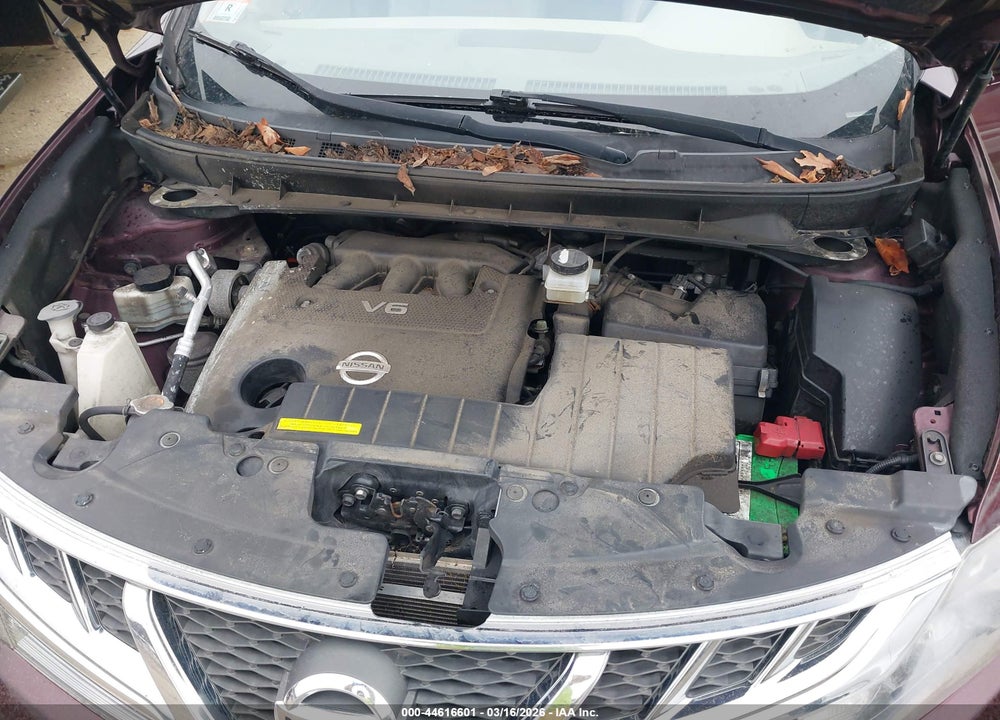 2013 NISSAN MURANO SL VIN: JN8AZ1MW3DW322153