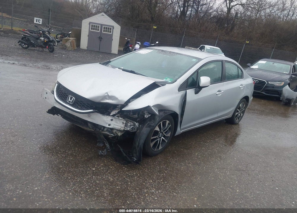 2013 HONDA CIVIC SDN LX VIN: 2HGFB2F58DH571175