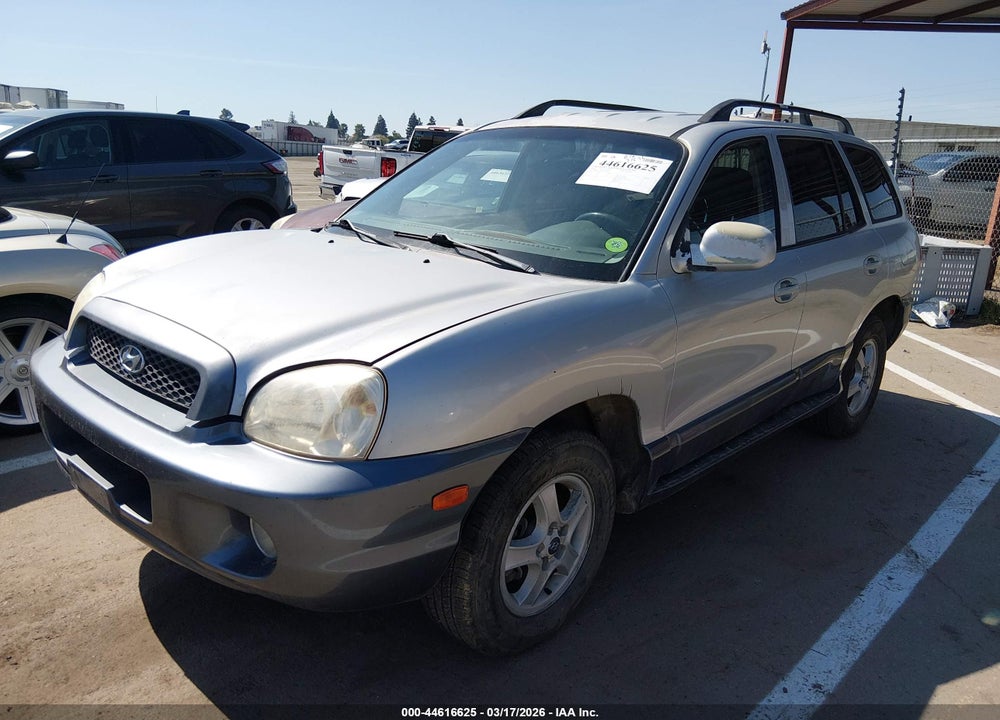 2004 HYUNDAI SANTA FE GLS VIN: KM8SC73D04U736793
