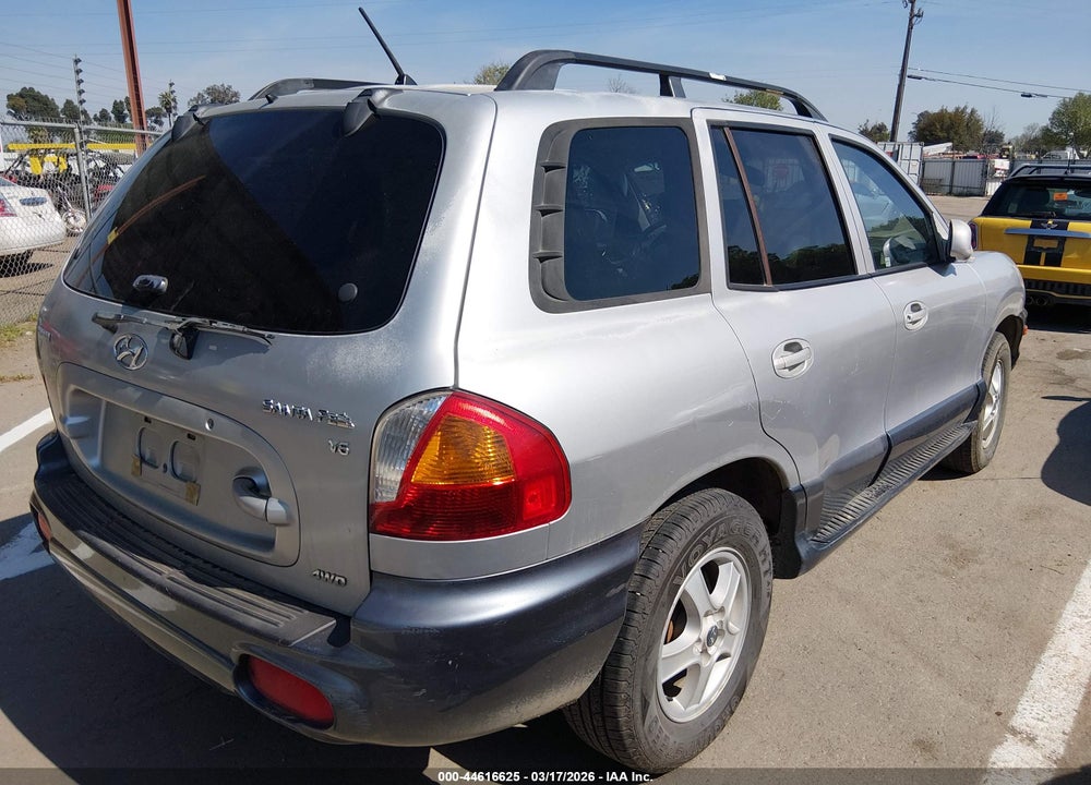 2004 HYUNDAI SANTA FE GLS VIN: KM8SC73D04U736793