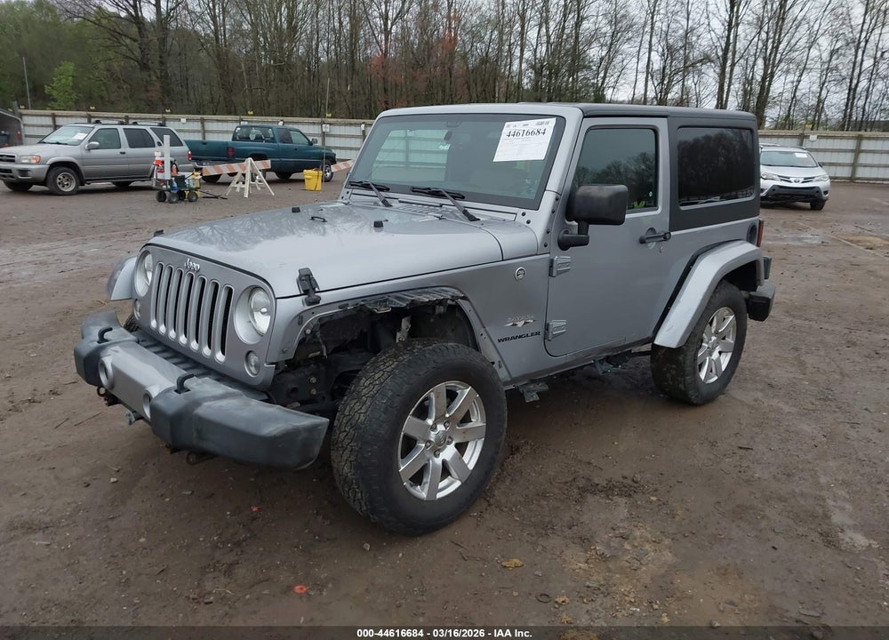 2016 JEEP WRANGLER SAHARA VIN: 1C4AJWBG6GL197098