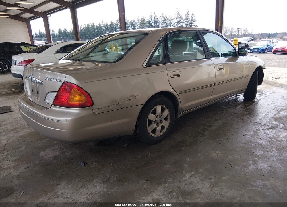 2000 TOYOTA AVALON XL VIN: 4T1BF28B9YU072551